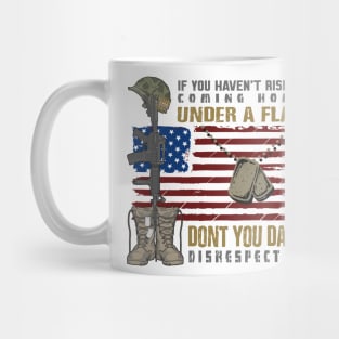 Patriotic Do not Disrespect the Flag Mug